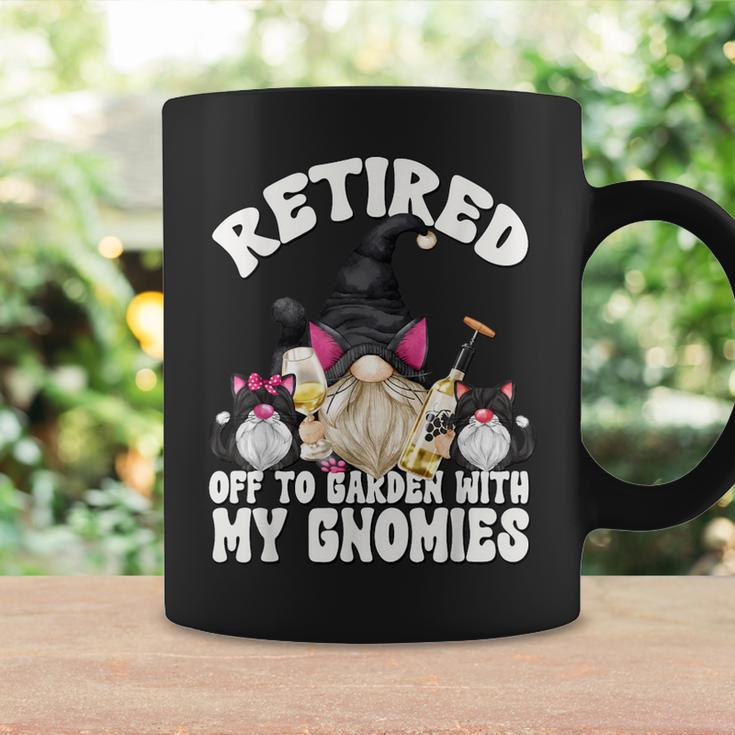 Wine And Cat Grandpa Retirement Gnome For Retired Dad Coffee Mug Gifts ideas
