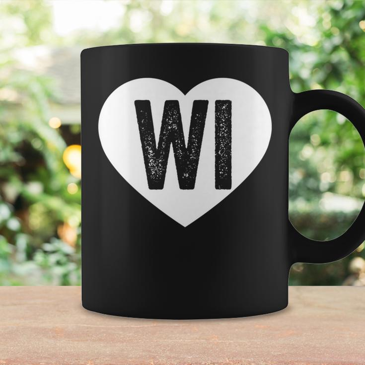 Wisconsin Heart Hometown State Pride Midwest Love Coffee Mug Gifts ideas