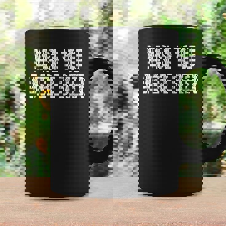 Wish You Were Beer Vintage Craft Beer Home Brewing Brewery Coffee Mug Gifts ideas