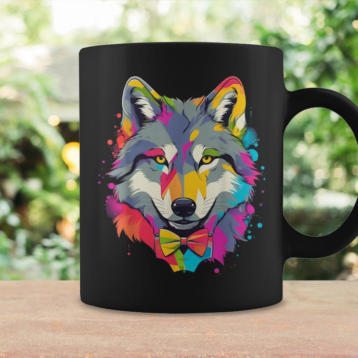 Wolf Gay Pride Lgbt Rainbow Flag On Wolf Lgbtq Coffee Mug Gifts ideas