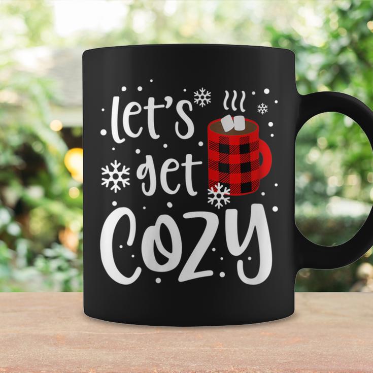 Women's Christmas Let's Get Cozy Christmas Coffee Mug Gifts ideas