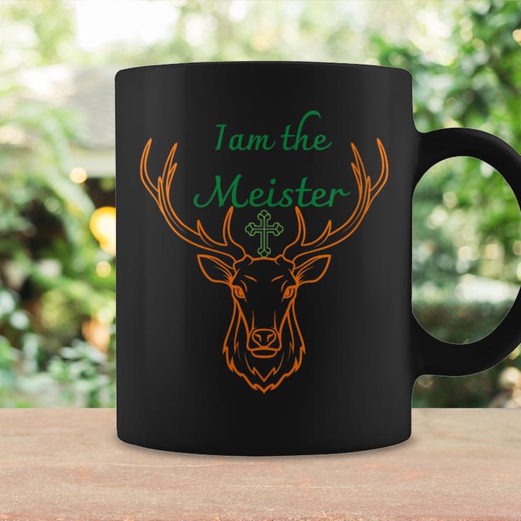 Women's With-Neck Ich Bin Der Meister Jaegermeister Papa Mama Deer Tassen Geschenkideen