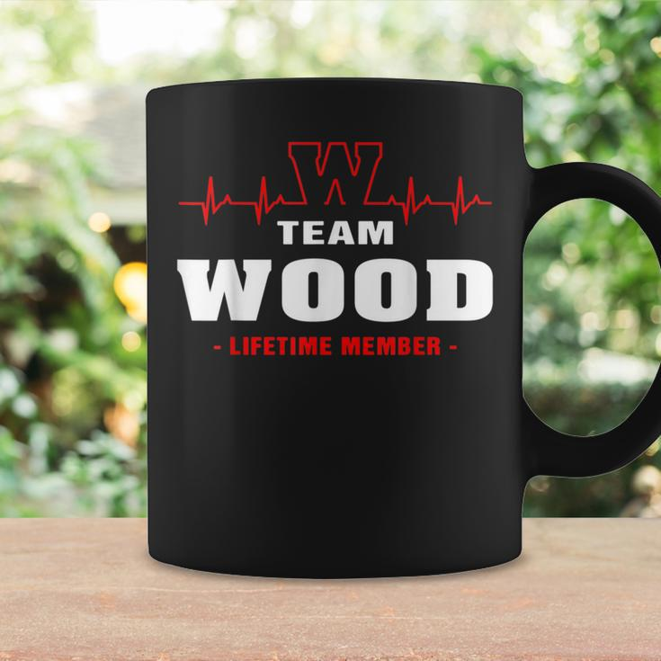 Wood Surname Family Last Name Team Wood Lifetime Member Coffee Mug Gifts ideas