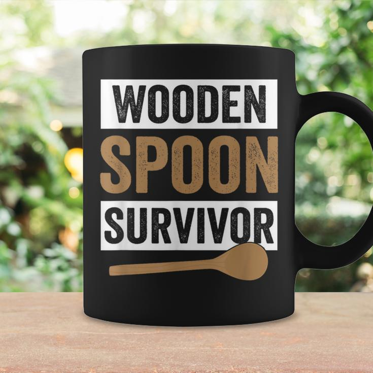 Wooden Spoon Survivor Vintage Humor Discipline Quote Coffee Mug Gifts ideas