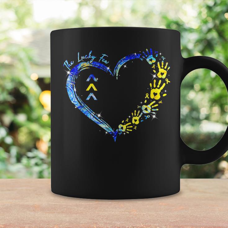 World Down Syndrome Awareness Day Lucky Few T21 Heart Coffee Mug Gifts ideas