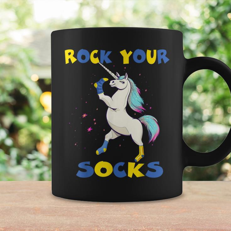 World Down Syndrome Day Rock Your Socks Unicorn Coffee Mug Gifts ideas