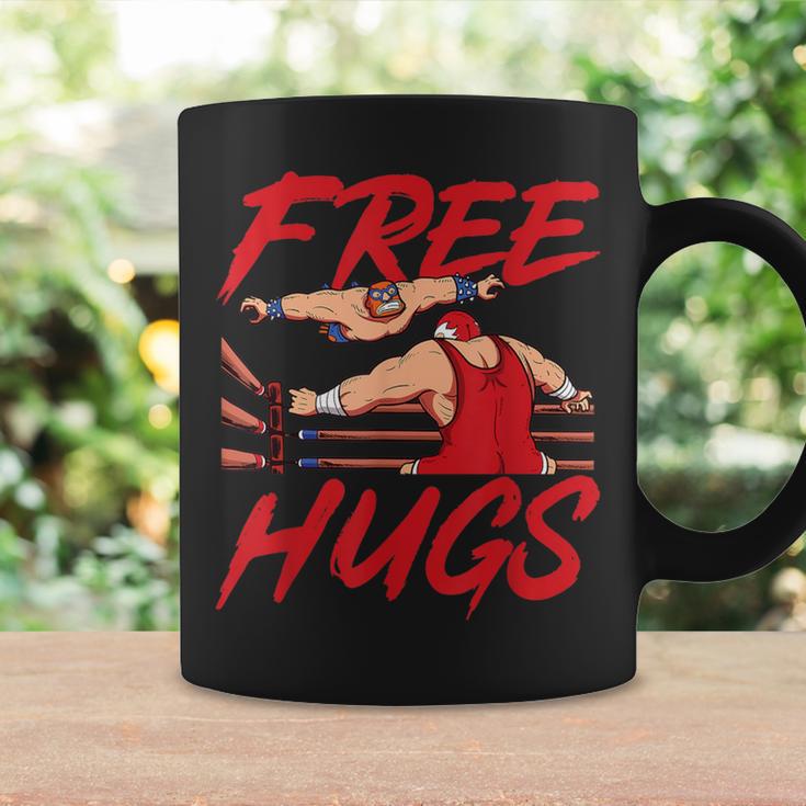 Wrestling Wrestler Free Hugs Coffee Mug Gifts ideas