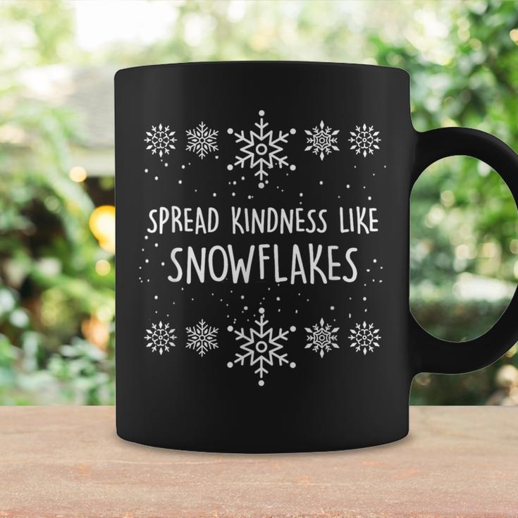 Xmas Themed Spread Kindness Like Snowflakes Merry Christmas Coffee Mug Gifts ideas