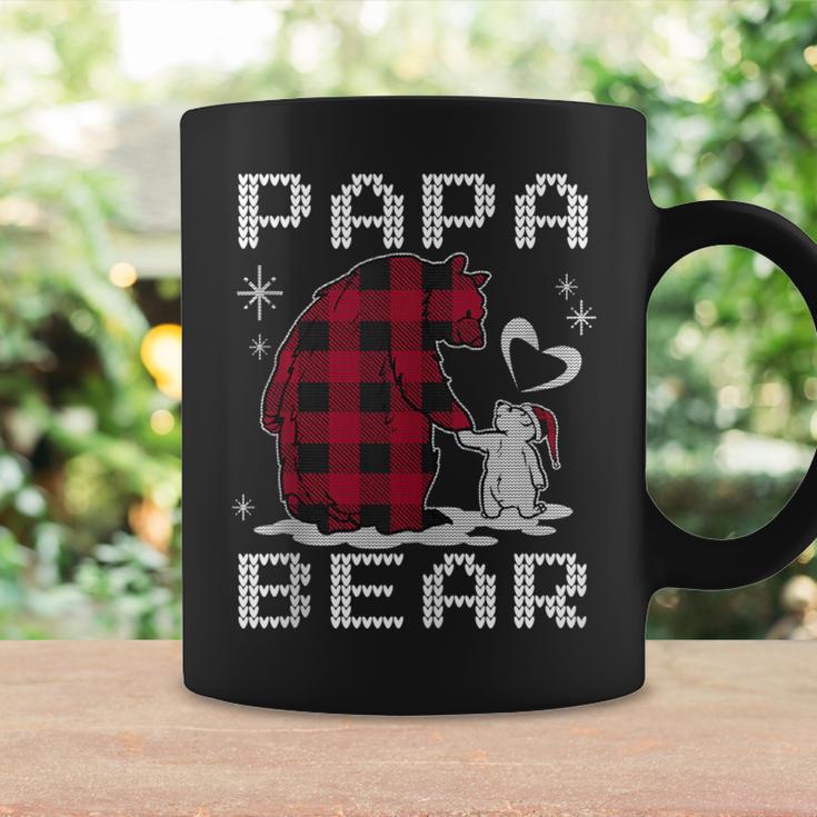 Xmas Papa Bear Pyjama Rot Büffel Plaid Eisbär Weihnachten Tassen Geschenkideen