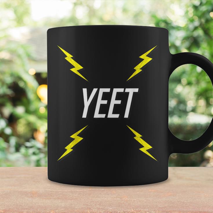 Yeet Lightning Bolt Dank Internet Meme Coffee Mug Gifts ideas