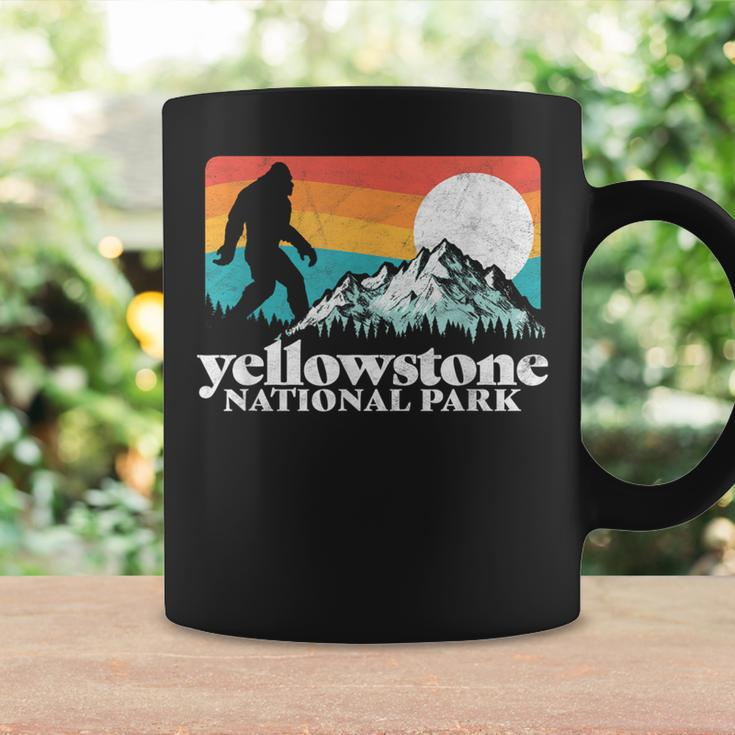 Yellowstone National Park Bigfoot Mountains Coffee Mug Gifts ideas