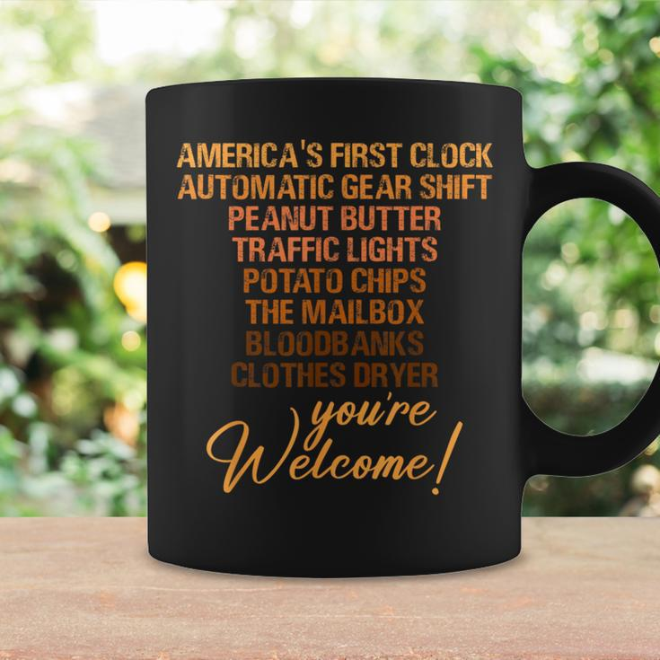Youre Welcome Black History Month African Inventor Innovator Coffee Mug Gifts ideas