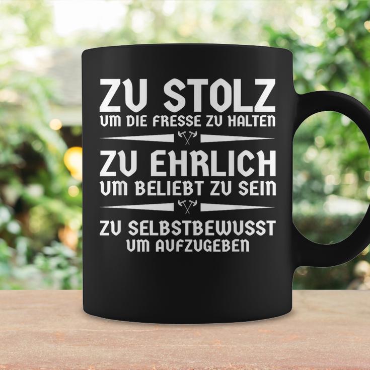 Zu Stolze Um Die Fresse Zu Halten Cool Saying Statement Tassen Geschenkideen