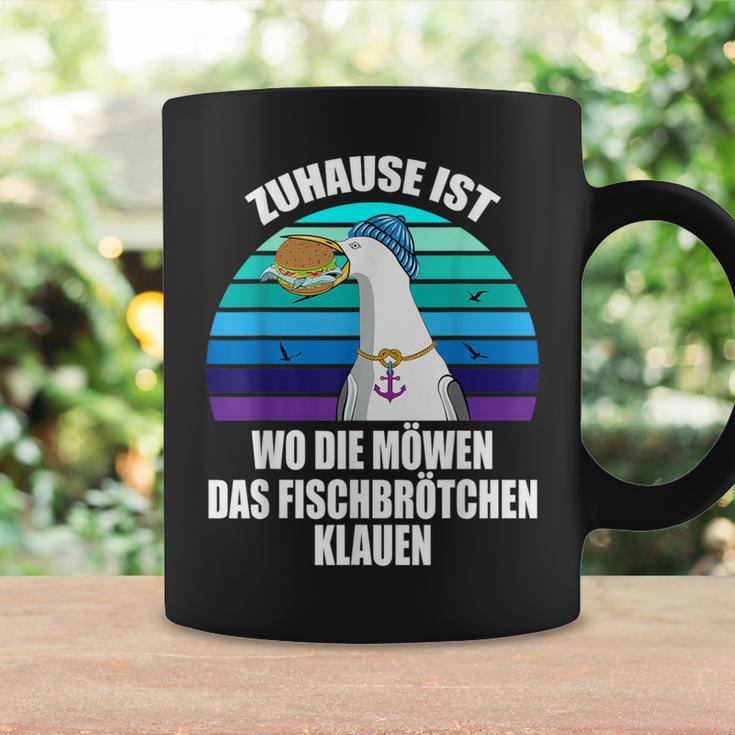 Zuhause Ist Wo Die Seagulls Das Fischbrötchen Klauen Moin Moin S Tassen Geschenkideen