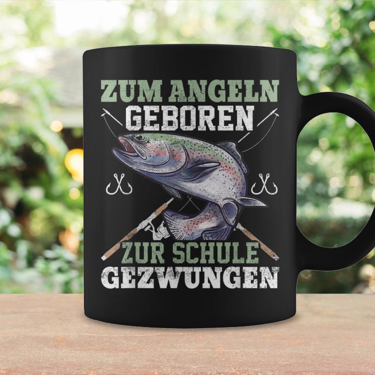 Zum Angeln Geboren Zur Schule Zwzwungen Trout Angler Tassen Geschenkideen