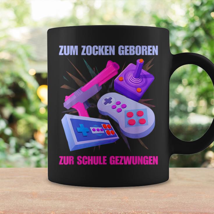 Zum Zocken Geboren Zum Schule Forces I Console Ps5 Gaming Tassen Geschenkideen