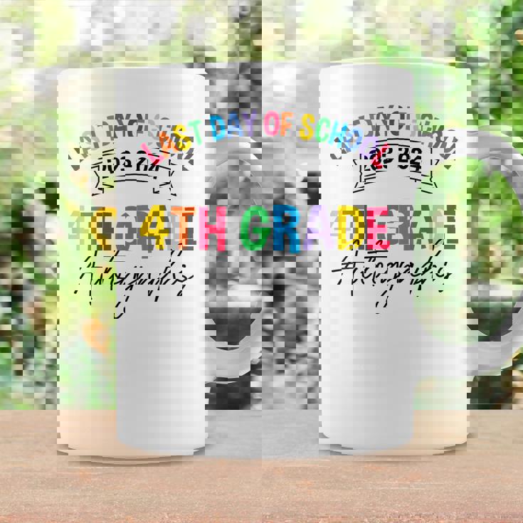 2023-2024 Last Day Of School Autograph 4Th Grade Graduation Coffee Mug Gifts ideas