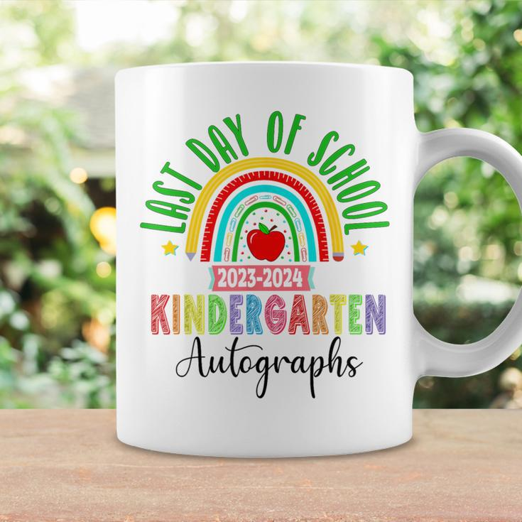 2024 Last Day Of School Autograph Kindergarten Graduation Coffee Mug Gifts ideas