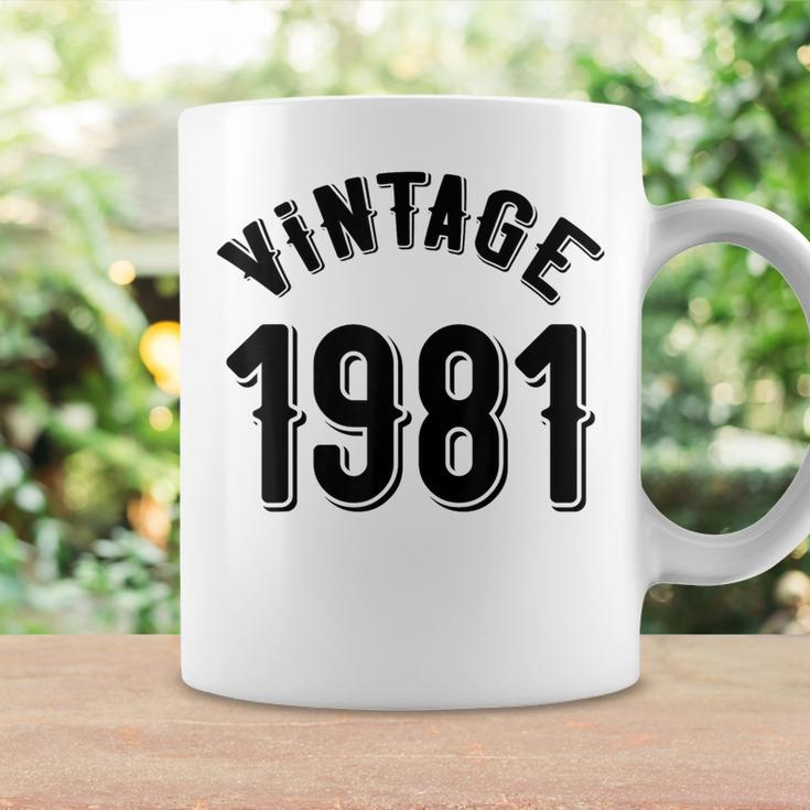 43Rd Birthday Awesome Since 1981 Decorations Vintage Retro Coffee Mug Gifts ideas
