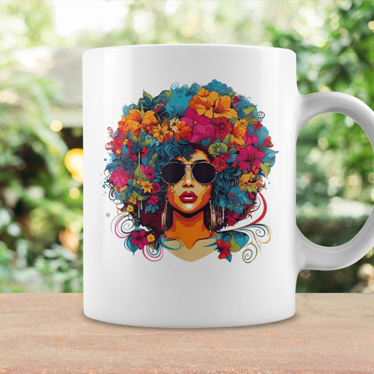 Afro Hair Natural Black History Pride Black Melanin Coffee Mug Gifts ideas