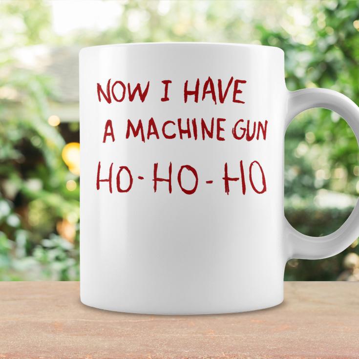 Ahora Tengo Una Ametralladora Ho Ho Ho Taza de café Ideas de regalos