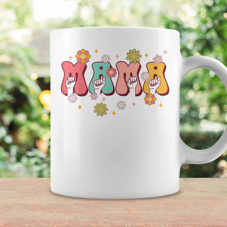 Asl Teacher Mama American Sign Language Asl Blessed Mama Coffee Mug Gifts ideas