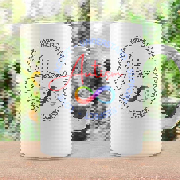 Autismo Aceptar Entender Apoyo Respeto Amor Neurodiversidad Taza de café Ideas de regalos