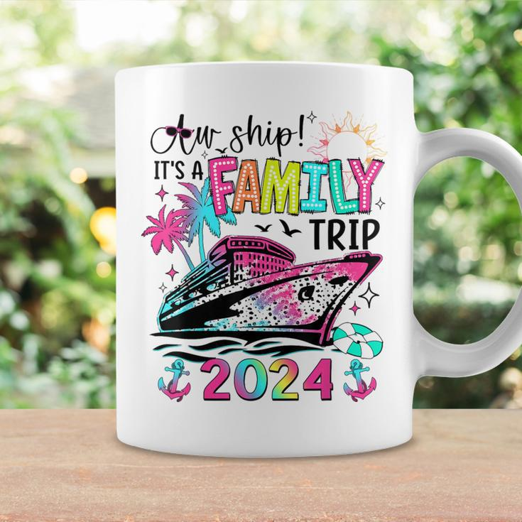 Aw Ship It's A Family Trip 2024 Matching Summer Cruise Coffee Mug Gifts ideas