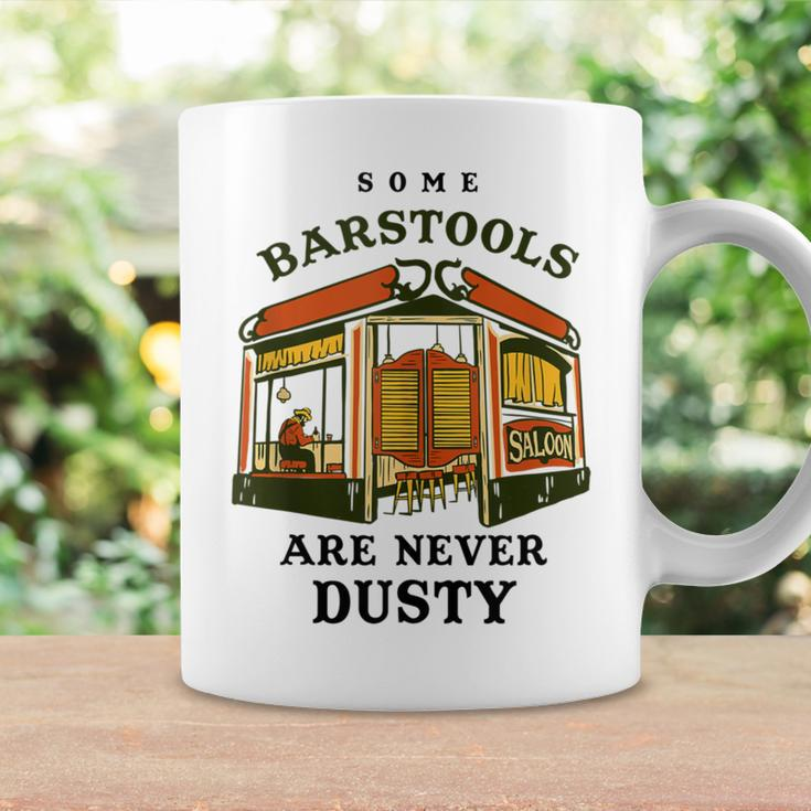 Some Barstools Are Never Dusty Retro Wild West Cowboy Saloon Coffee Mug Gifts ideas