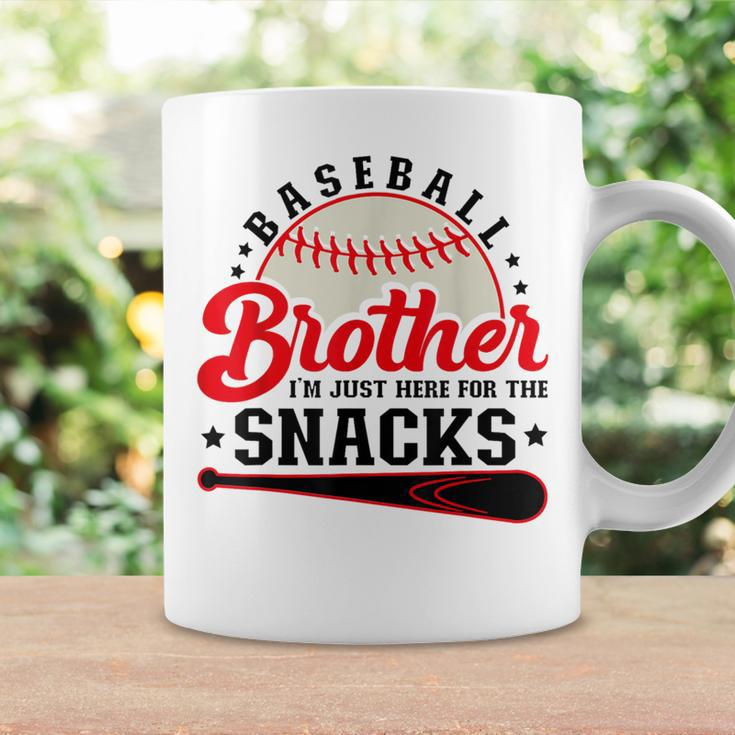 Baseball Brother I'm Just Here For The Snacks Coffee Mug Gifts ideas