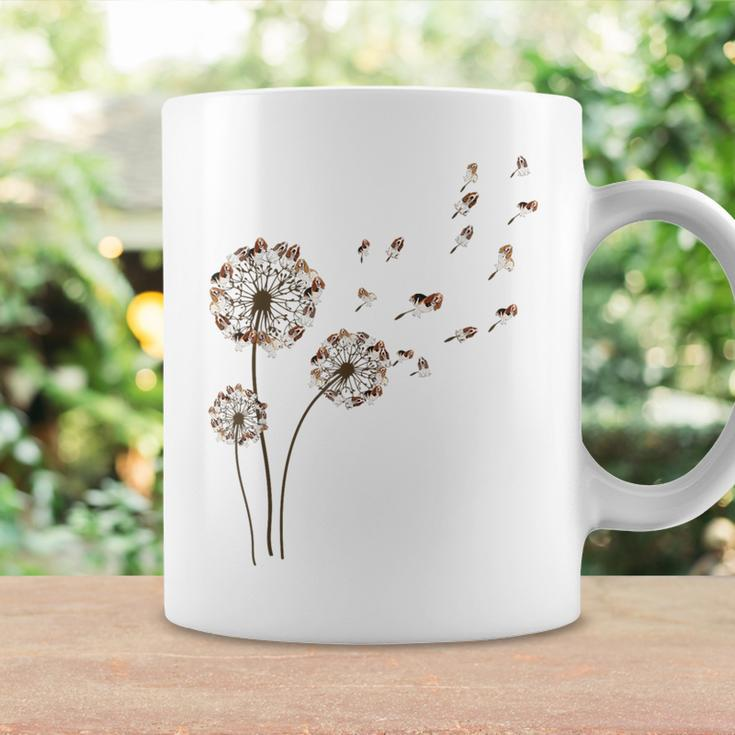 Basset-Hound Dandelion Flower Basshole Dog Mom Women Coffee Mug Gifts ideas
