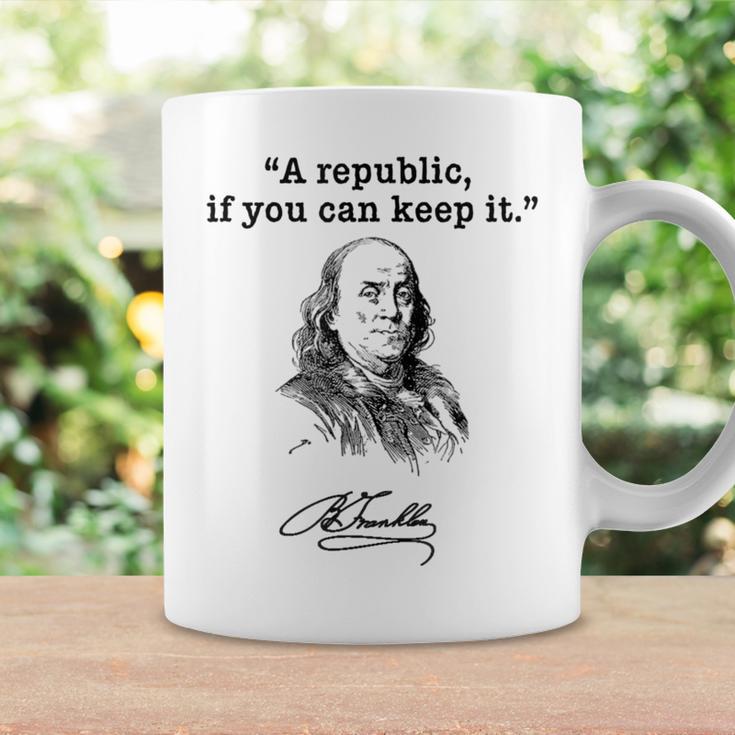 Benjamin Franklin Quote A Republic If You Can Keep It Coffee Mug Gifts ideas