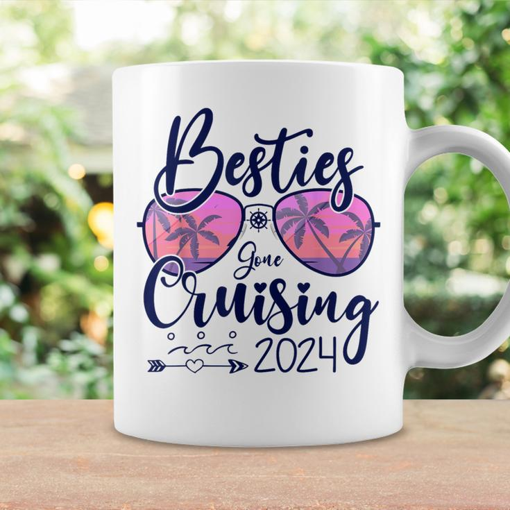 Besties Gone Cruising 2024 Girls Matching Cruise Coffee Mug Gifts ideas