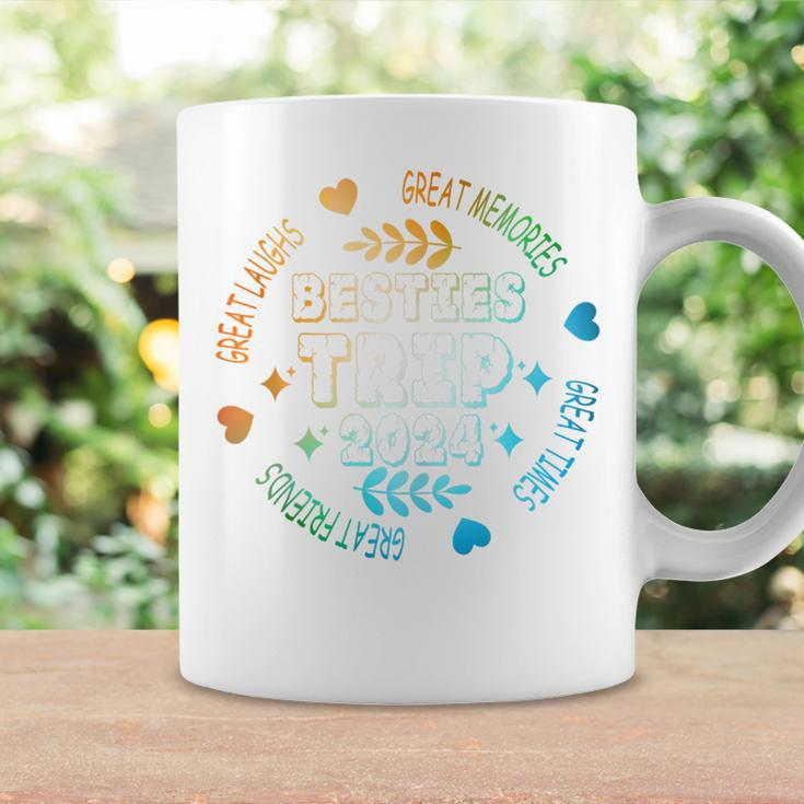 Besties Trip 2024 Trendy Girls Birthdays Holidays Vacation Coffee Mug Gifts ideas