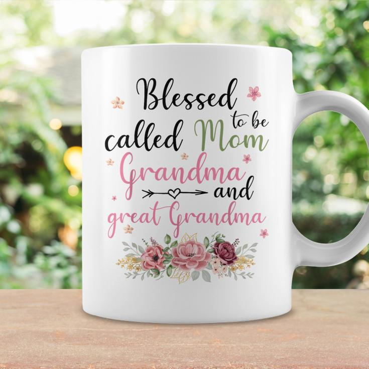 Blessed To Be Called Mom Grandma And Great Grandma Coffee Mug Gifts ideas