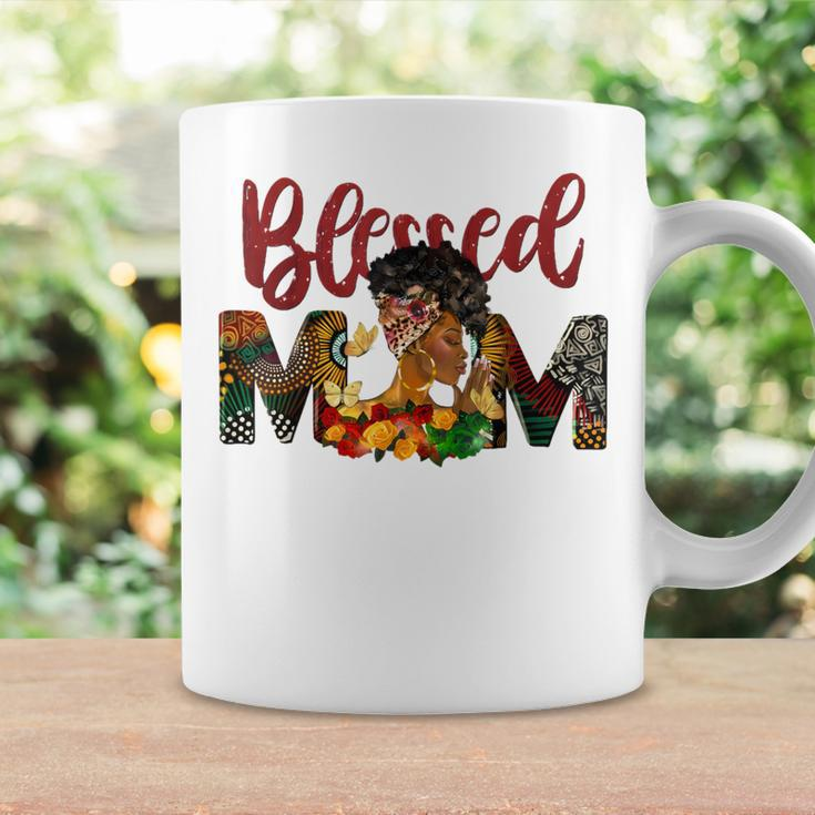 Blessed Mom Africa Black Woman Junenth Mother's Day Coffee Mug Gifts ideas
