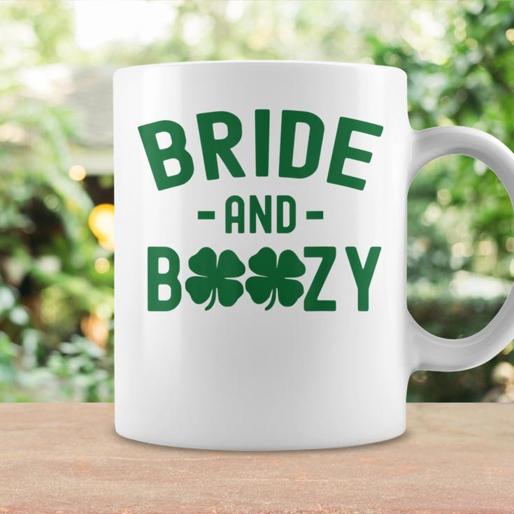 Bride And Boozy Irish St Patrick's Day Shamrocks Coffee Mug Gifts ideas