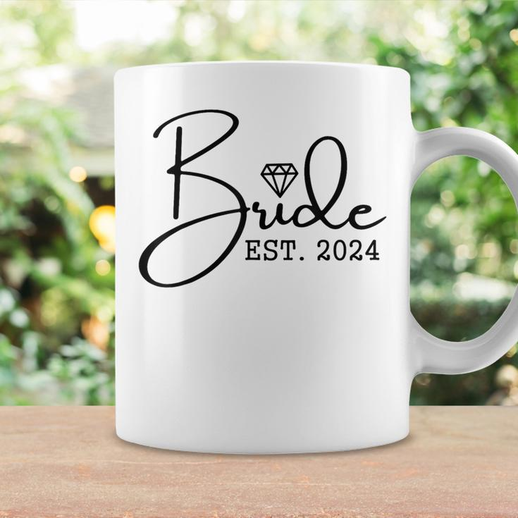 Bride Est 2024 Fiancée Mrs Wife Bachelorette Party Wedding Coffee Mug Gifts ideas