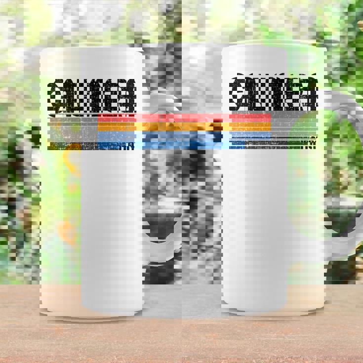 Calimera Italia Retro 70S 80S Style Manga Larga Taza de café Ideas de regalos