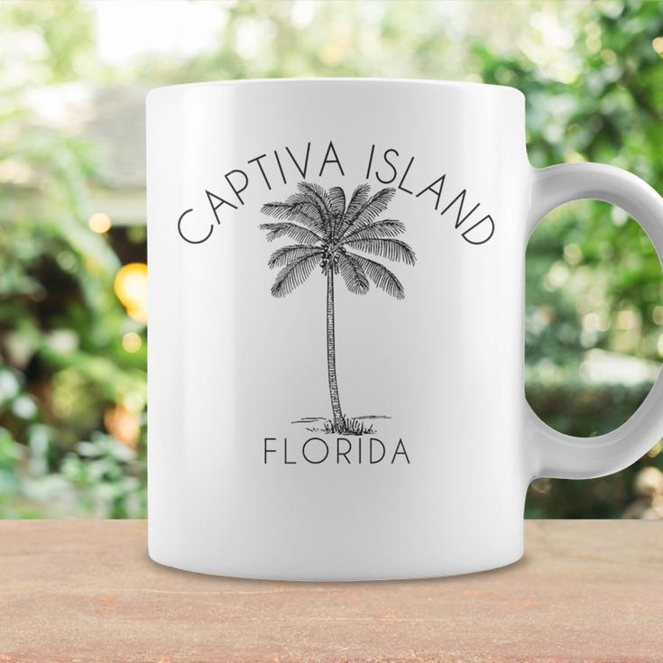 Captiva Island Beach Palm Tree Illustration Coffee Mug Gifts ideas