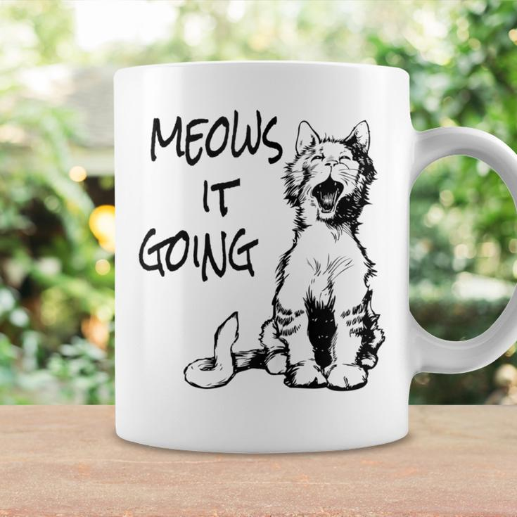 Cat Meows It Going Coffee Mug Gifts ideas