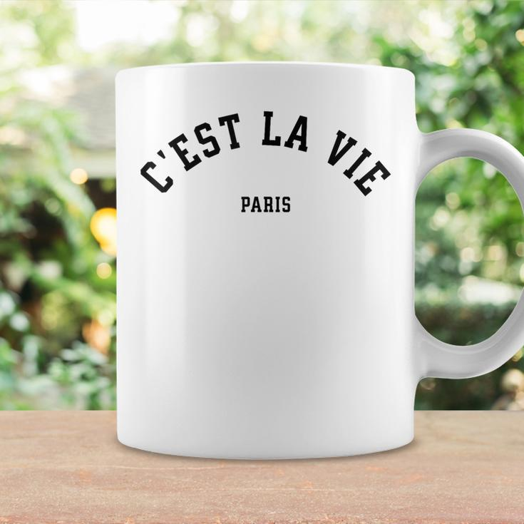 C'est La Vie Paris France Vintage Summer Graphic Coffee Mug Gifts ideas