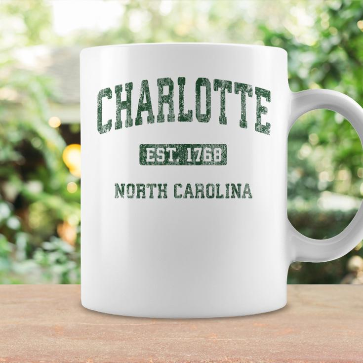 Charlotte North Carolina Nc Vintage Athletic Sports Coffee Mug Gifts ideas