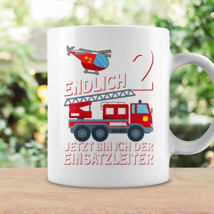 Children's Fireman Endlich 2 Jetzt Bin Ich Einsatzeiteiteiter 80 Tassen Geschenkideen