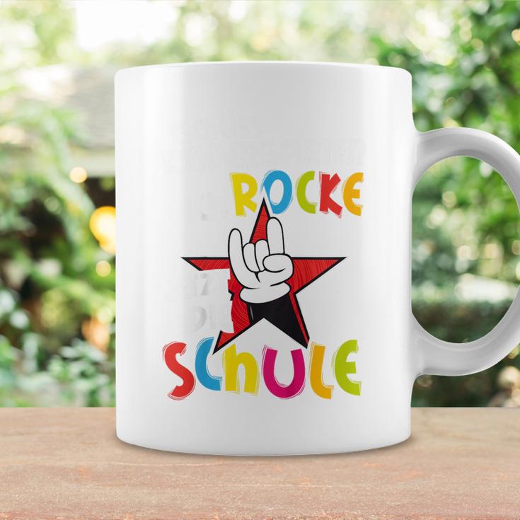 Children's First Day At School Ich Rocke Jetzt Die Schule Schulkind Tassen Geschenkideen