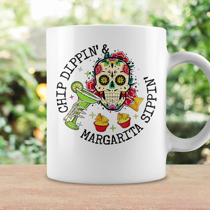 Chip Dippin Margarita Sippin Skull Skeleton Coffee Mug Gifts ideas