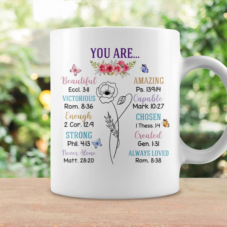 Christian Inspirational Bible Verse You Are Beautiful Coffee Mug Gifts ideas