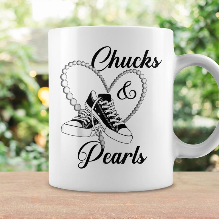 Chucks And Pearls Black 2023 For And Coffee Mug Gifts ideas