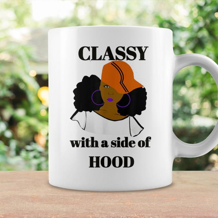 Classy With A Side Of Hood Afrocentric Coffee Mug Gifts ideas