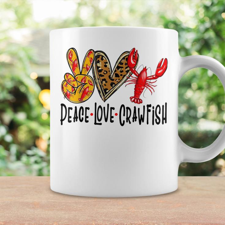 Crawfish Outfit Girl Craw Fish Season Leopard Love Coffee Mug Gifts ideas
